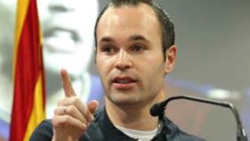 Andrés Iniesta, ayer.