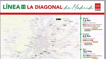 La l¨ªnea 11 de Metro se convertir¨¢ en 'la Diagonal de Madrid': ?a qu¨¦ zonas llegar¨¢?