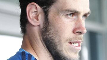 El futbolista del Real Madrid, Gareth Bale, durante el Open Media Day.