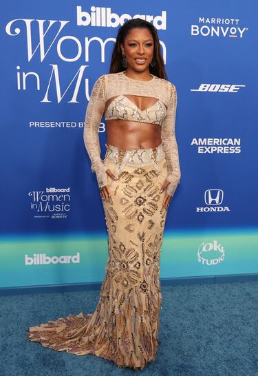 Victoria Monet durante los Billboard Women in Music Awards.
