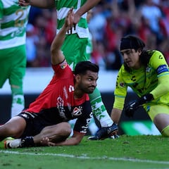 Gol y lesión para Eduardo Aguirre, el ‘Mudo’ es el mejor goleador de la Liga MX