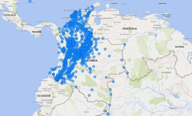 Mapa de casos y muertes por coronavirus por departamentos en Colombia: hoy, 23 de agosto