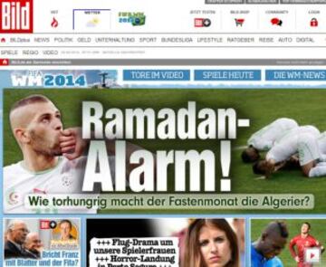 Portadas de la prensa extranjera