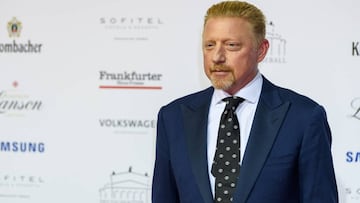 El ex tenista alem&aacute;n Boris Becker posa durante los German Sports Media Ball en el Alte Oper de Frankfurt.