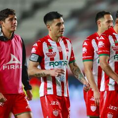 La alineación oficial de Necaxa para enfrentar a Chivas