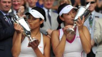 Hsieh Su-Wei y Peng Shuai se llevan su primer Wimbledon.