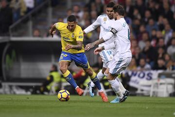 Vitolo y Sergio Ramos.