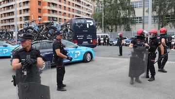 Autobús del Israel en Bilbao