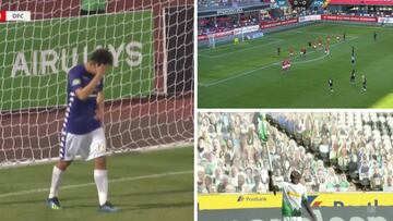 Del dan¨¦s que ha mejorado la 'folha seca' de Cristiano a un fallo estrepitoso a solo 1 metro de gol