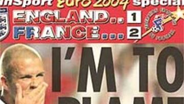 <B>THE SUN</B>. Bekcham entona el 'mea culpa' en los periódicos británicos.