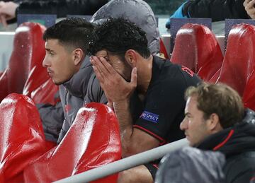Images of Diego Costa's rage after being substituted at Anfield