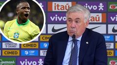Ancelotti se rinde ante Vinicius tras clasificar a Brasil al Mundial