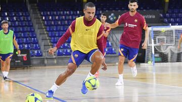 Ferrao, jugador del Bar&ccedil;a.