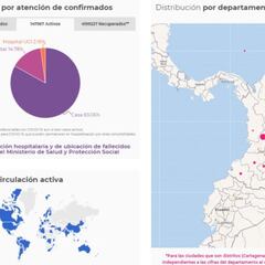 Mapa de casos y muertes por coronavirus por departamentos en Colombia: hoy, 10 de julio