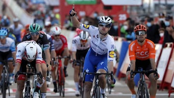 23/10/20  VUELTA CICLISTA A ESPA&bdquo;A 2020  CORONAVIRUS  COVID-19    ETAPA  4   GARRAY  -  EJEA DE LOS CABALLEROS  SAM BENNETT  VENCEDOR DE LA ETAPA SPRINT CICLISMO VUELTA A ESPA&Ntilde;A 