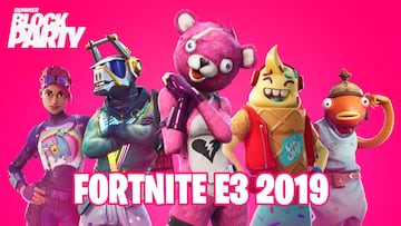 E3 2019: Fortnite Battle Royale tendrá presencia en la feria