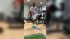 ¡No se detiene! Vidal compartió su entrenamiento realizado en casa