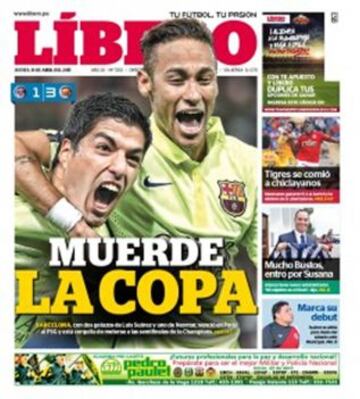 Portadas de la prensa deportiva