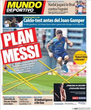 Portadas de la prensa deportiva