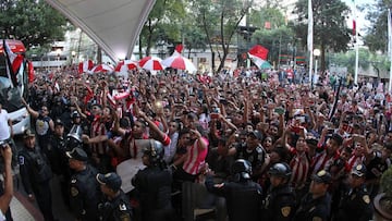 Gran recibimiento a Chivas en la Ciudad de México