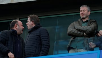 Chelsea owner Roman Abramovich in the stands