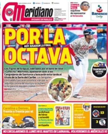 Portadas de la prensa mundial