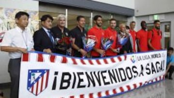 Torres fue el jugador m&aacute;s aclamado por los aficionados a la llegada del Atl&eacute;tico a Jap&oacute;n. 