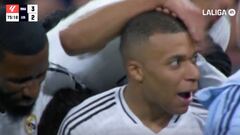 El golazo majestuoso de Mbappé de falta con una variante: no se veía hacía tiempo en el Bernabéu