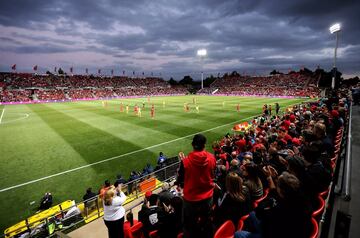 El Estadio Hindmarsh , una de las sedes del Mundial femenino 2023.