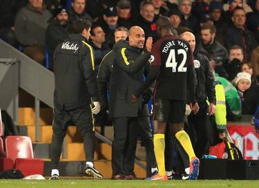 Guardiola pardons Yaya Touré who starts and wins the game