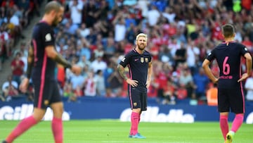 Un Liverpool supers¨®nico baja los humos al Bar?a en Wembley