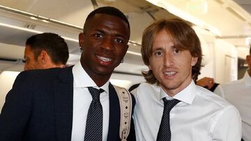 30/09/18 REAL MADRID VIAJE A MOSCU AVION
VINICIUS MODRIC ENVIADA.AGUSTINMARTIN.