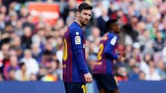 Leo Messi, en el partido ante el Espanyol.