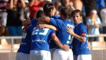 <b>HISTÓRICO.</b> Armenteros ha logrado el primer gol en la historia del Xerez en Primera división.