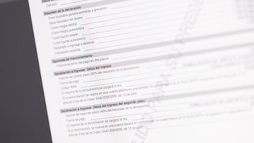 Una persona cumplimenta la declaración de la Renta, a 3 de abril de 2024, en Madrid (España). Los contribuyentes han presentado en el primer día y medio de la Campaña de la Renta 2024 un total de 1.675.000 declaraciones, lo que supone un descenso del 0,1% respecto al año pasado. Fuentes del organismo han informado de que, del conjunto de declaraciones presentadas, 136.000 se han realizado a través del nuevo servicio de 'Renta Directa' y 238.000 con la aplicación de la Agencia Tributaria, un 2,4% más.
03 ABRIL 2025
Eduardo Parra / Europa Press
03/04/2025