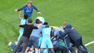 Zenit es el campeón de la liga rusa tras su triunfo contra Spartak Moscú.
