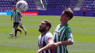 Valladolid.02/05/2021. PHOTOGENIC/PABLO REQUEJO. F&uacute;tbol, Estadio Jos&eacute; Zorrilla, partido de La Liga Santander temporada 2020/2021 entre el Real Valladolid y el Real Betis. WEISSMAN