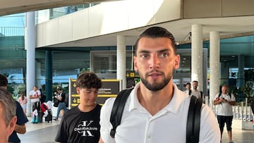 Rafa Mir, en Valencia.