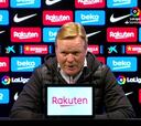 Koeman: "Si Messi no tiene molestias será titular siempre"