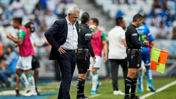 Javier Aguirre despu&eacute;s de ser eliminado con el Monterrey