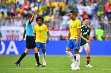 Casemiro suspended for World Cup quarter-finals