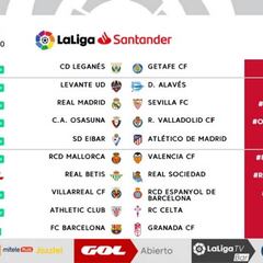 El Real Madrid-Sevilla de la jornada 20, el sábado 18-E