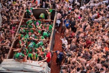 Las mejores im¨¢genes de La Tomatina de Bu?ol