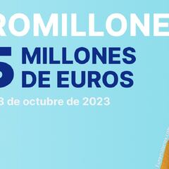 Euromillones: comprobar los resultados del sorteo de hoy, viernes 13 de octubre