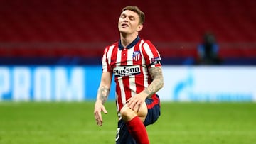 Trippier, en un partido del Atlético de Madrid.