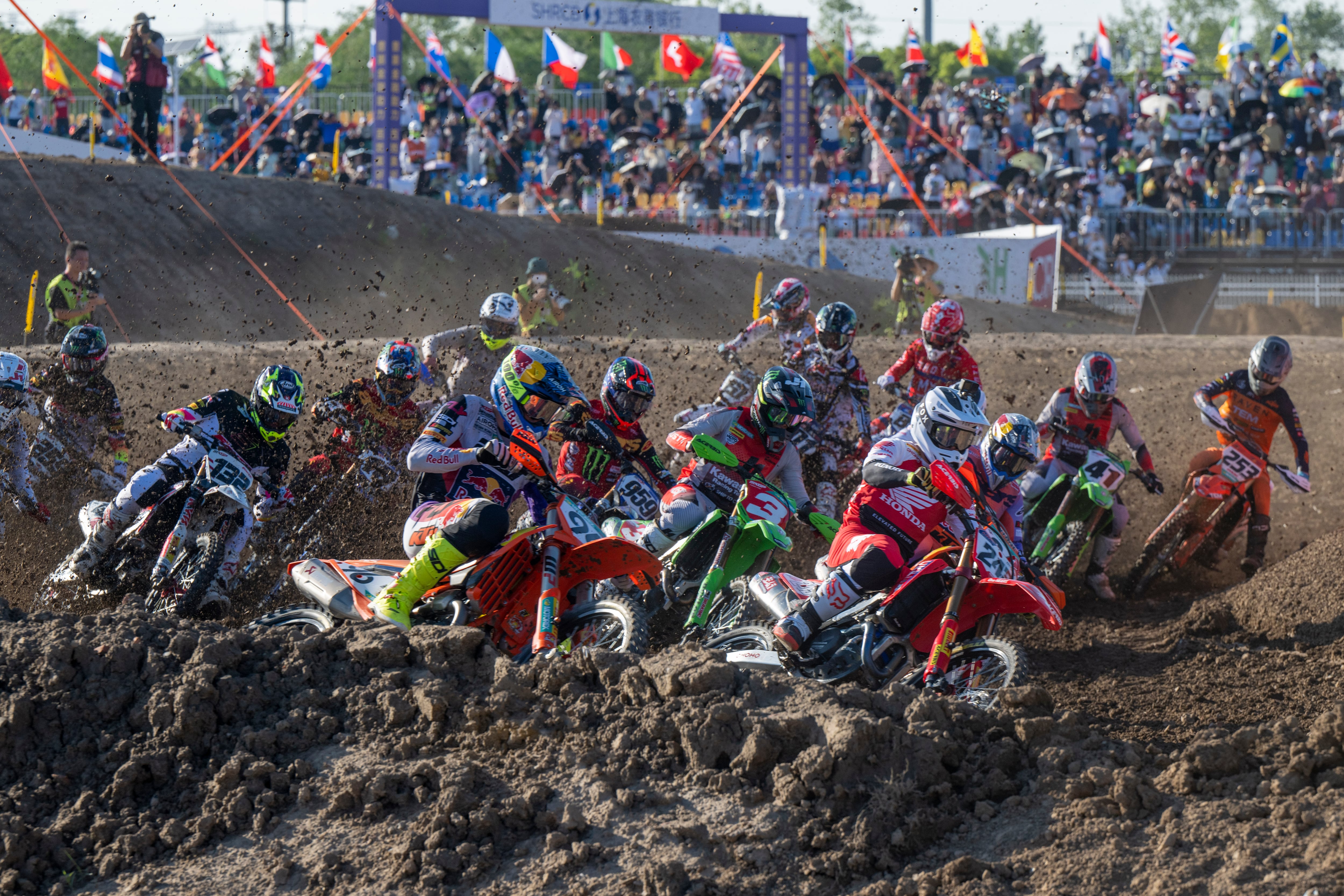 Salida de MXGP en China 2025.