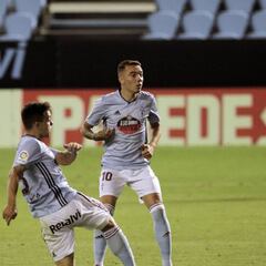 1x1 del Celta: Fran Beltrán fue decisivo en las dos áreas