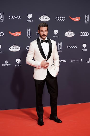 El actor Alejandro Albarracín en la gala de los Premios Feroz.
