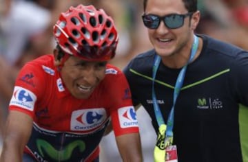 Nairo Quintana se fortalece en el liderato de la Vuelta a España.