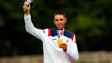 David Valero, con la medalla de bronce en los Juegos de Tokio.